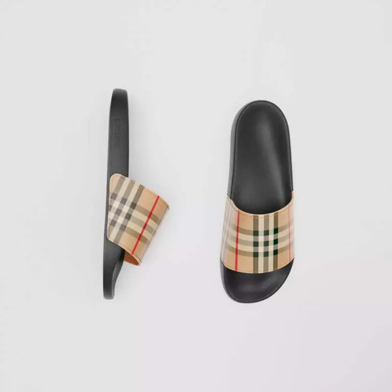 Burberry Vintage Check Slides - Image 5