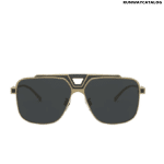 Dolce & Gabbana Square Sunglass Black & Gold