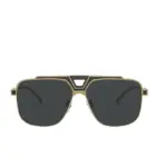 Dolce & Gabbana Square Sunglass Black & Gold