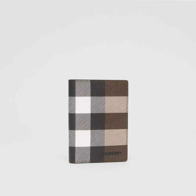 Burberry Check E-canvas Folding Card Case - Image 3