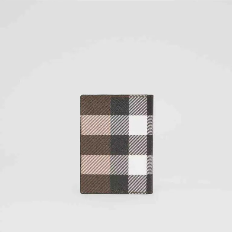 Burberry Check E-canvas Folding Card Case - Image 4