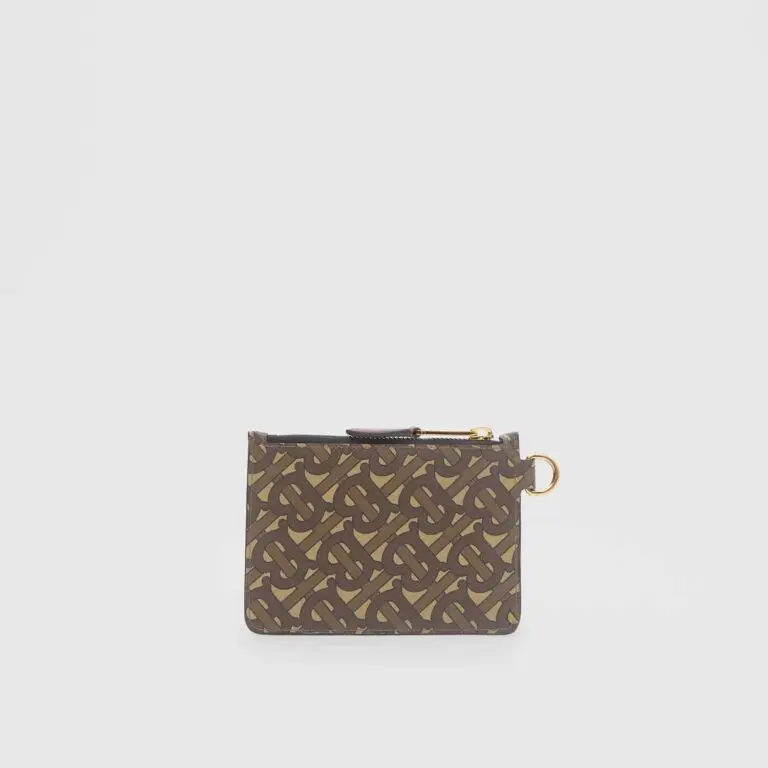 Burberry Monogram Print E-canvas Zip Coin Case - Image 4