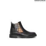 Burberry Vintage Check Detail Chelsea Boots