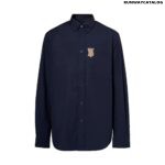 Burberry Monogrom Motif Stretch Cotton Poplin Shirt