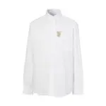 Burberry Monogram Motif Stretch Cotton Poplin Shirt