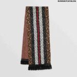 Burberry Monogram Stripe Cashmere Scarf