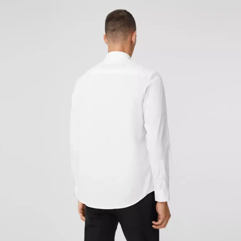 Burberry Monogram Motif Stretch Cotton Poplin Shirt - Image 2