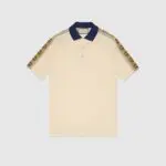 Gucci Polo with Interlocking G stripe