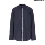 Burberry Logo Tape Cotton Shirt