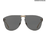 Gucci Aviator rimless sunglasses