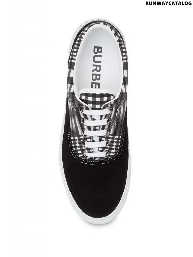 Burberry Runway Check Panel Sneaker - Image 3