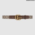 GG belt with Double G buckle