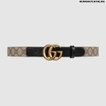 GG belt with Double G buckle