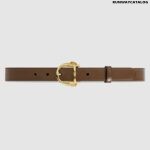 Gucci Thin belt with Horsebit buckle