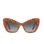 Dolce & Gabbana Butterfly Red Decor Sunglasses