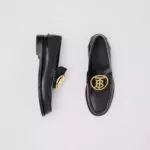 Burberry Monogram Motif Leather Loafer