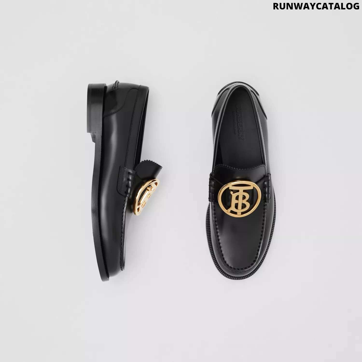 Burberry Monogram Motif Leather Loafer - Runway Catalog