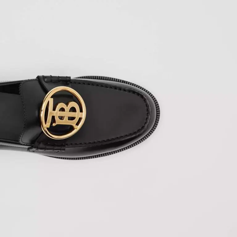 Burberry Monogram Motif Leather Loafer - Image 2