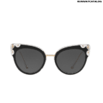 Dolce & Gabbana Butterfly Black Gold Sunglasses