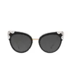 Dolce & Gabbana Butterfly Black Gold Sunglasses