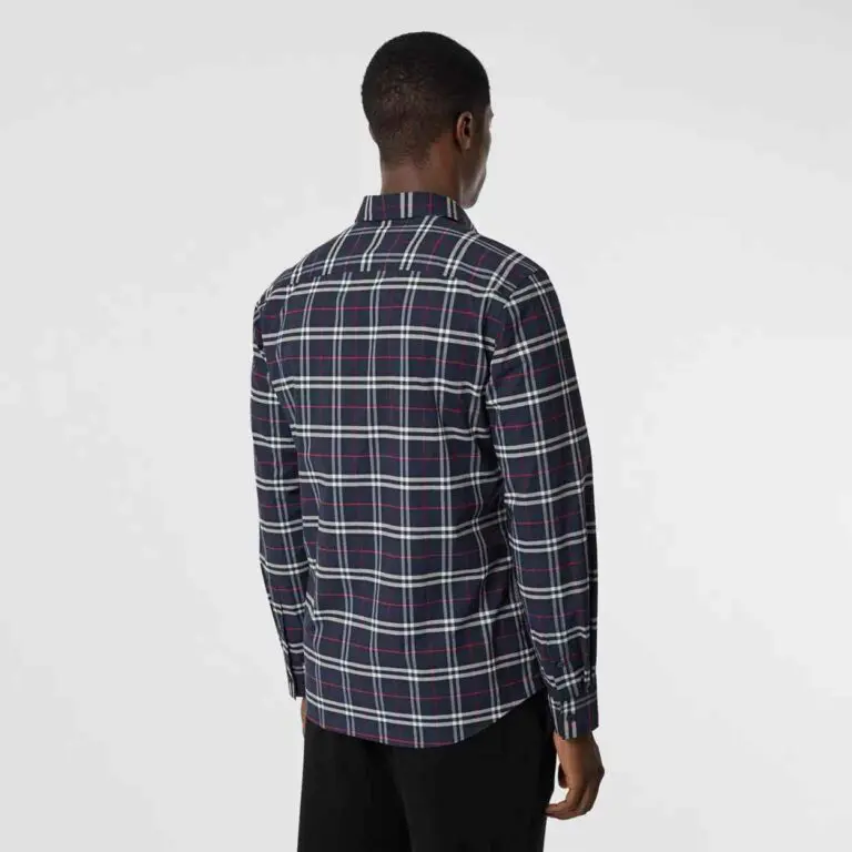 Burberry Small Scale Check Stretch Cotton Shirt - Image 2