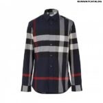 Burberry Check Stretch Cotton Poplin Shirt