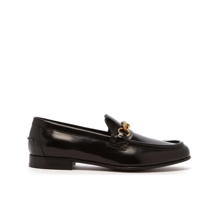 Burberry Solway Chain Strap Leather loafer