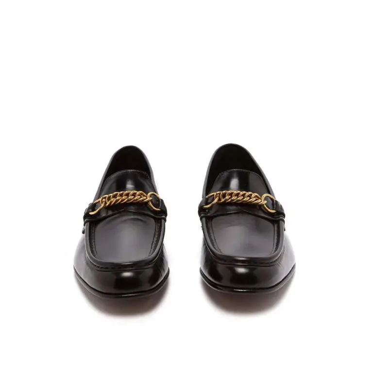 Burberry Solway Chain Strap Leather loafer - Image 2