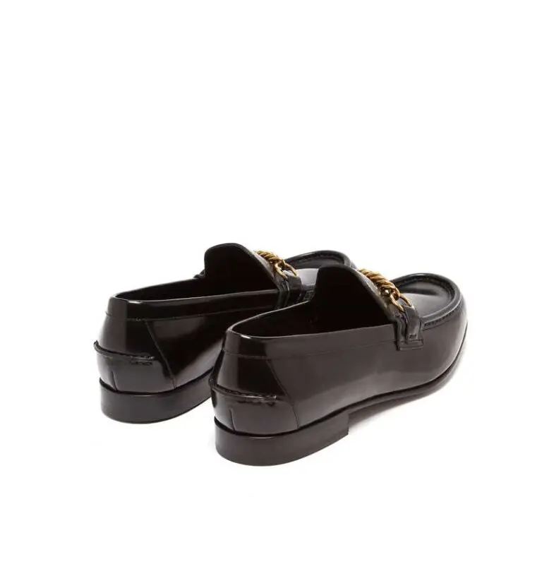 Burberry Solway Chain Strap Leather loafer - Image 3