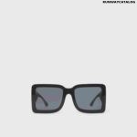 Burberry B Motif Square Frame Sunglasses