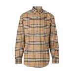 Burberry Button-down Collar Vintage Check Cotton Shirt