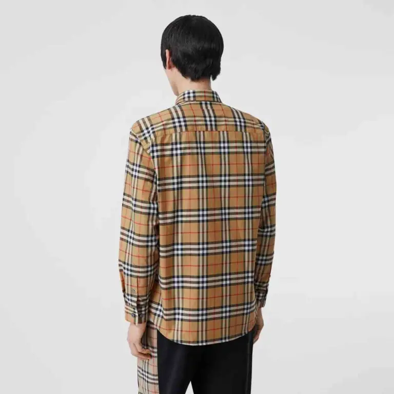 Burberry Button-down Collar Vintage Check Cotton Shirt - Image 2