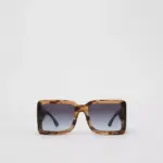 Burberry B Motif Square Frame Sunglasses