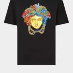 Versace Embroidered Medusa Slim Fit T-Shirt