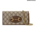 Gucci Horsebit 1955 wallet with chain