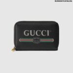 Gucci Print leather card case