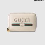 Gucci Print leather card case