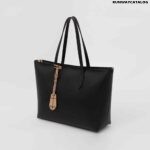 Burberry Medium Coated Leather Tote