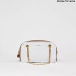 Burberry Small Two-tone Lambskin Double Cube Bag