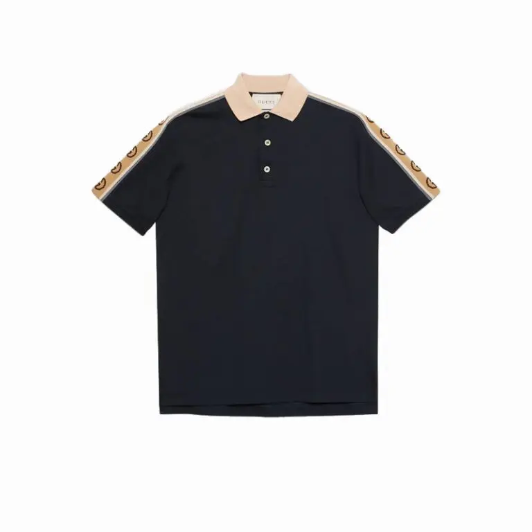 Gucci Polo with Interlocking G stripe