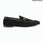 Gucci Jordaan GG Velvet Loafer