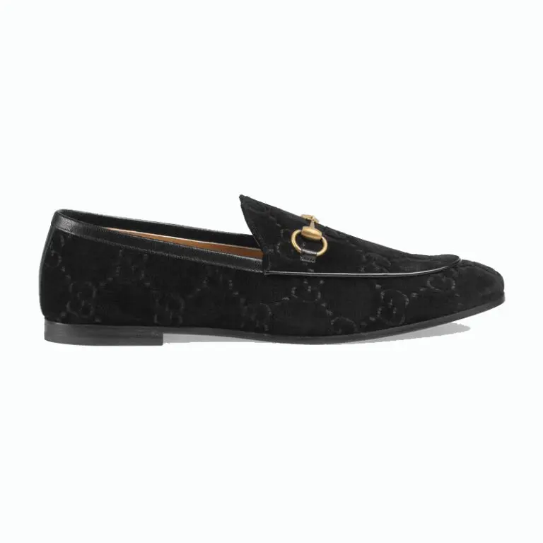 Gucci Jordaan GG Velvet Loafer