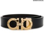 Salvatore Ferragamo Gancini leather belt