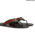 Gucci Web Strap Thong Sandal