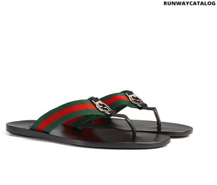 Gucci web sandal outlet thong