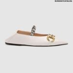 Gucci Leather Ballet Flat