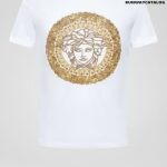 Versace Embroidered Medusa T-Shirt