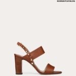 Valentino Grainy Leather Slingback Sandal