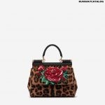 Dolce & Gabbana Medium Sicily Bag in Leopard Print