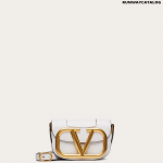 Valentino Small Supervee Neon Calfskin Crossbody Bag